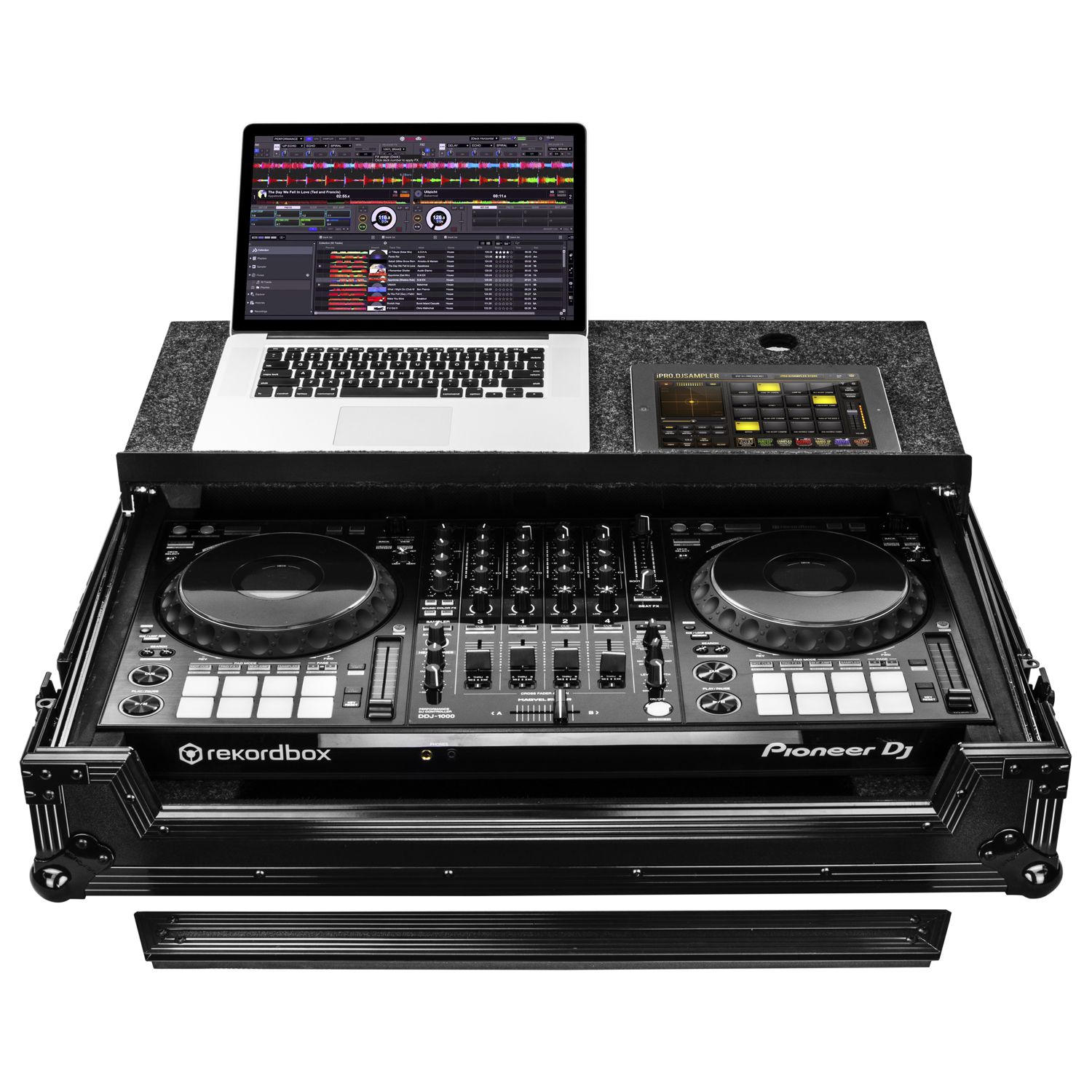 Pioneer DDJ-1000/DDJ-1000SRT Black Label Case with Glide Laptop