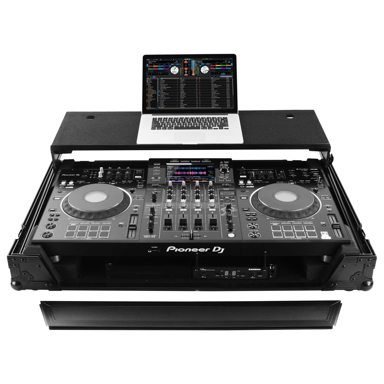 Pioneer XDJ-XZ Black Label Glide Style Case With Wheels and 1U