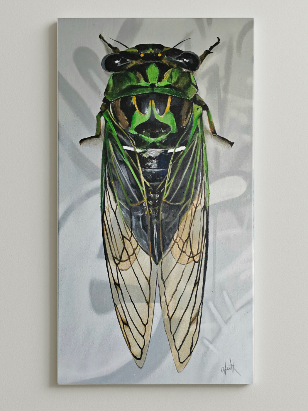 Cicadidae – Original Acrylic Canvas Painting