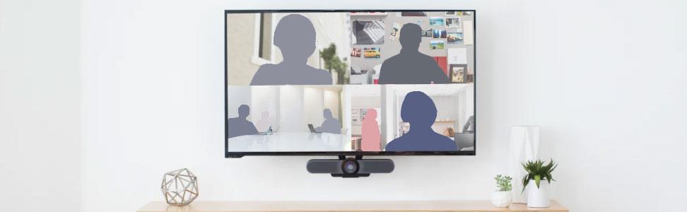 MeetUp ロジクール オンライン会議カメラ マイクスピーカー一体型 小