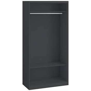 ASK-36H 生興 ニュースタンダード 下置用両開き書庫 H1860 ブラックの