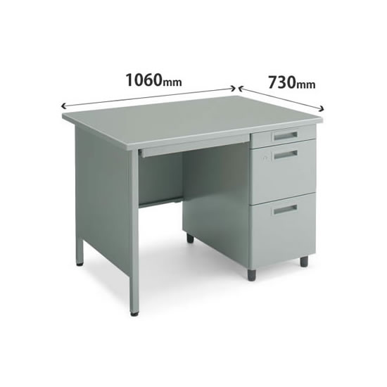 SD-SR5S3PN3 コクヨ 旧JIS 片袖机 5号 パネル付 グレーの通販【法人