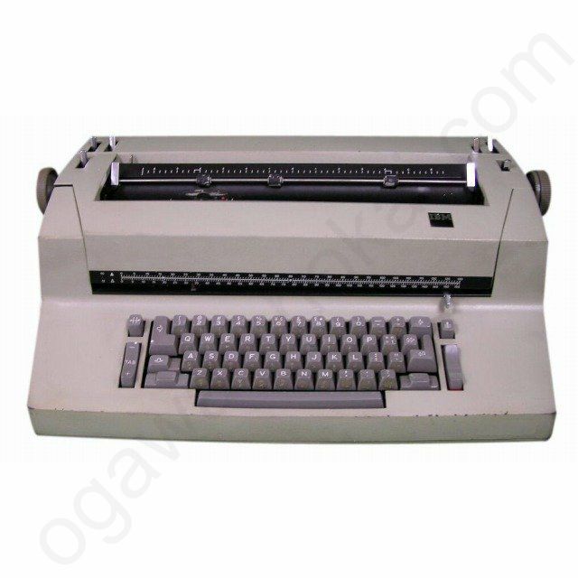 IBM、和文タイプライターなどの電子式タイプライター用コレクタブル