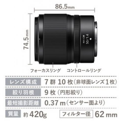 荻窪カメラのさくらや / ニコン NIKKOR Z 50mm f/1.4【下取優待引有