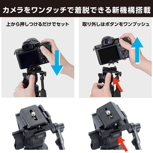 荻窪カメラのさくらや / ベルボン フリュード雲台付き三脚 Z558 MT