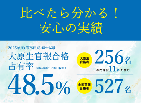 税理士 | 【公式】資格の大原 名古屋校