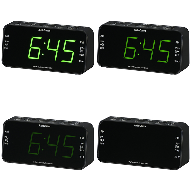 AudioComm AM/FMクロックラジオ [品番]03-0949｜株式会社オーム電機