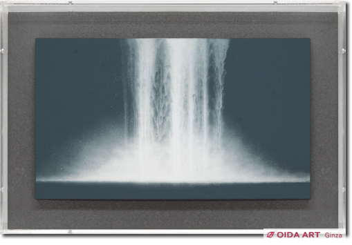 千住博 Metal falls #9 (青) | 絵画など美術品の販売と買取 | 東京