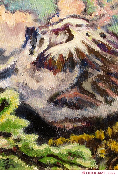 小山敬三 浅間山初雪 | 絵画など美術品の販売と買取 | 東京・銀座 おい