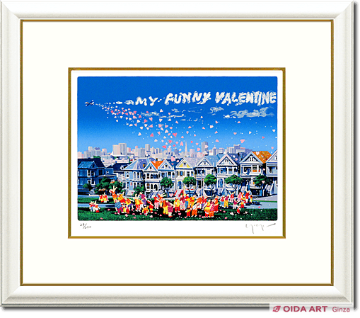 ヒロヤマガタ 飛行機雲 | 絵画など美術品の販売と買取 | 東京・銀座