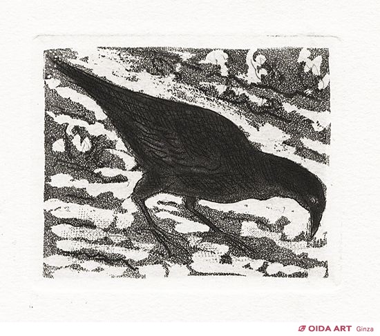 藤田嗣治 獣一党 カラス | 絵画など美術品の販売と買取 | 東京・銀座