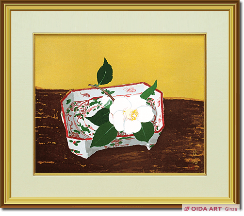 小倉遊亀 白い椿 | 絵画など美術品の販売と買取 | 東京・銀座 おいだ美術
