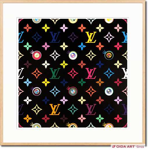 村上隆 Eye Love SUPERFLAT（Black） | 絵画など美術品の販売と買取