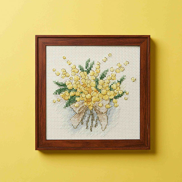 刺しゅうキット 戸塚刺しゅう 花の色 クロスステッチキット（825