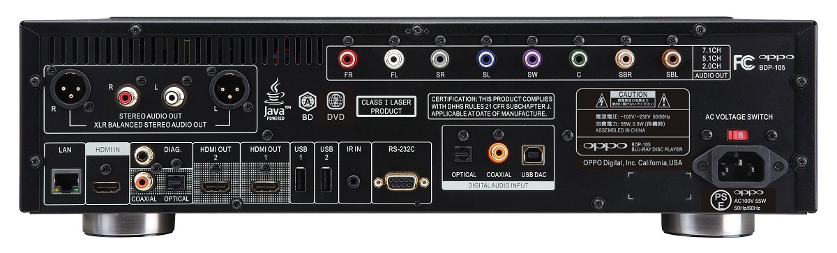 BDP-105JP | 製造終了商品 | OPPO Digital Japan