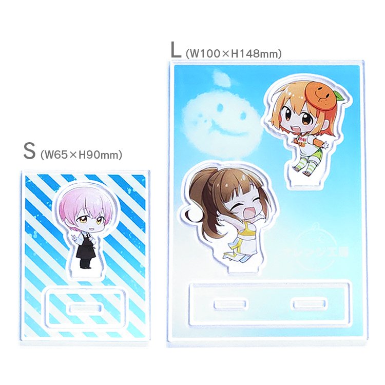 フレーム付きアクリルスタンド（片面印刷） | グッズ印刷 | 同人誌印刷