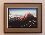 富士山のインテリア額 / 伊勢型紙専門店おおすぎ