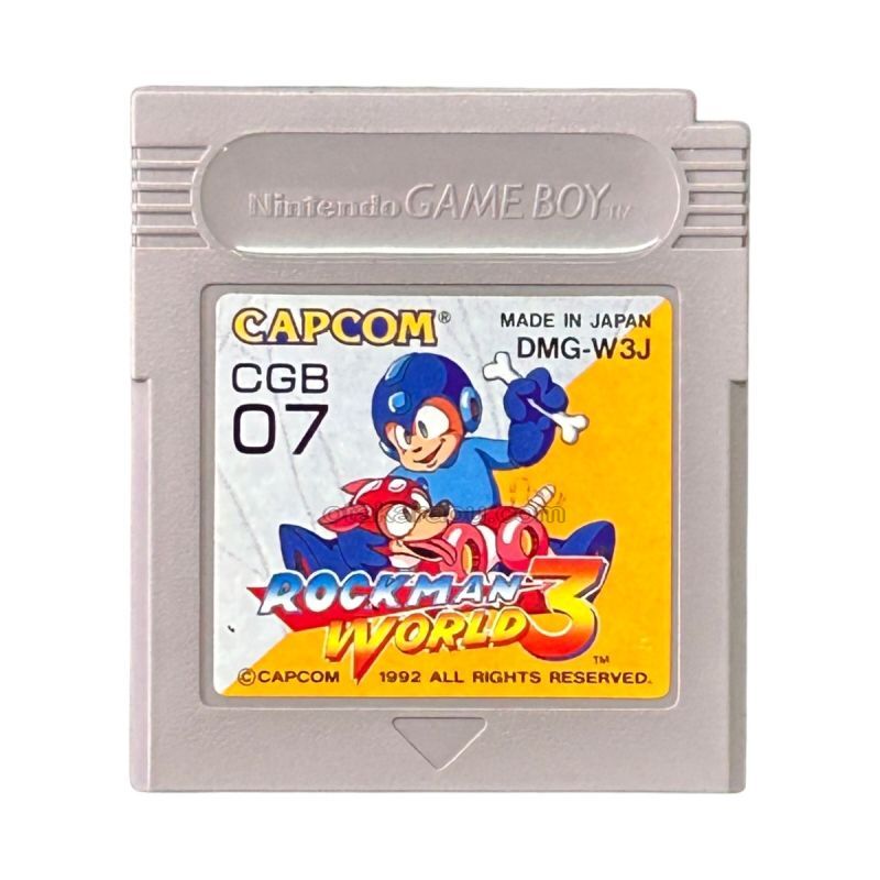 ゲームボーイ ソフト ロックマンワールド3 中古 動作確認済
