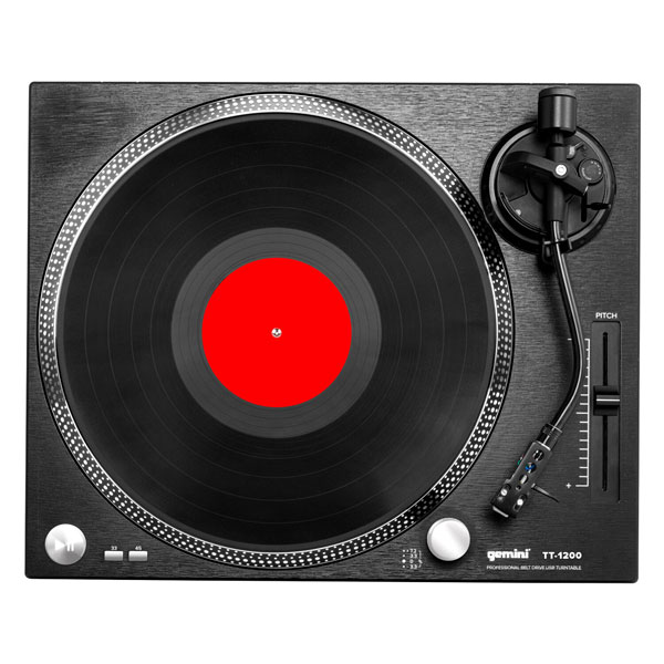 geminiのベルトドライブターンテーブルTT-1200のご紹介です。
