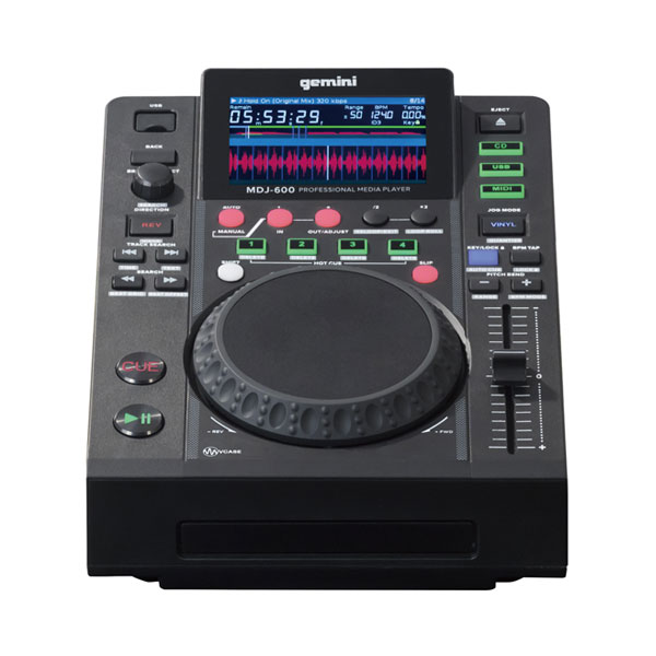 GEMINI「MDJ-600」CDJでありながらUSBメモリも使用可能なマルチDJ