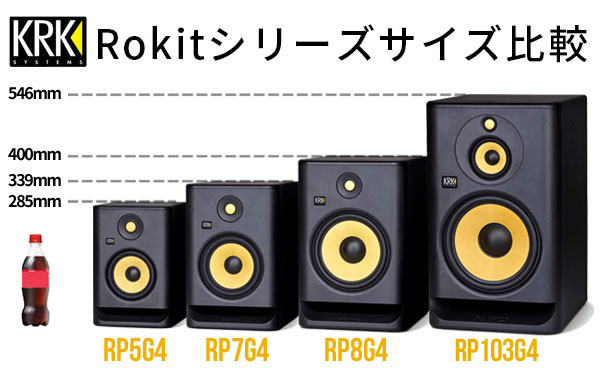 KRK/モニタースピーカー/ROKIT 8 G4【RP8G4】 -DJ機材アナログレコード