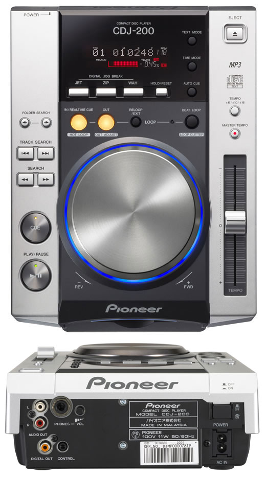 DJ機材 Pioneer CDj200 Pioneer CDJ-200 🎧 Digital DJ Turntable