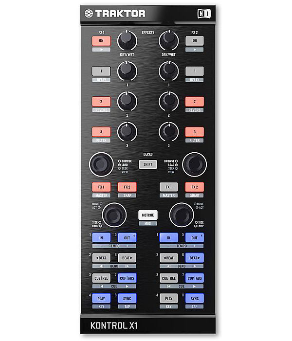 Native Instrument/MIDIコントローラー/TRAKTOR KONTROL X1☆DJソフト