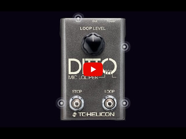 TC-HELICONのシンプルを極めたDITTO MIC LOOPERがアウトレット品で入荷！
