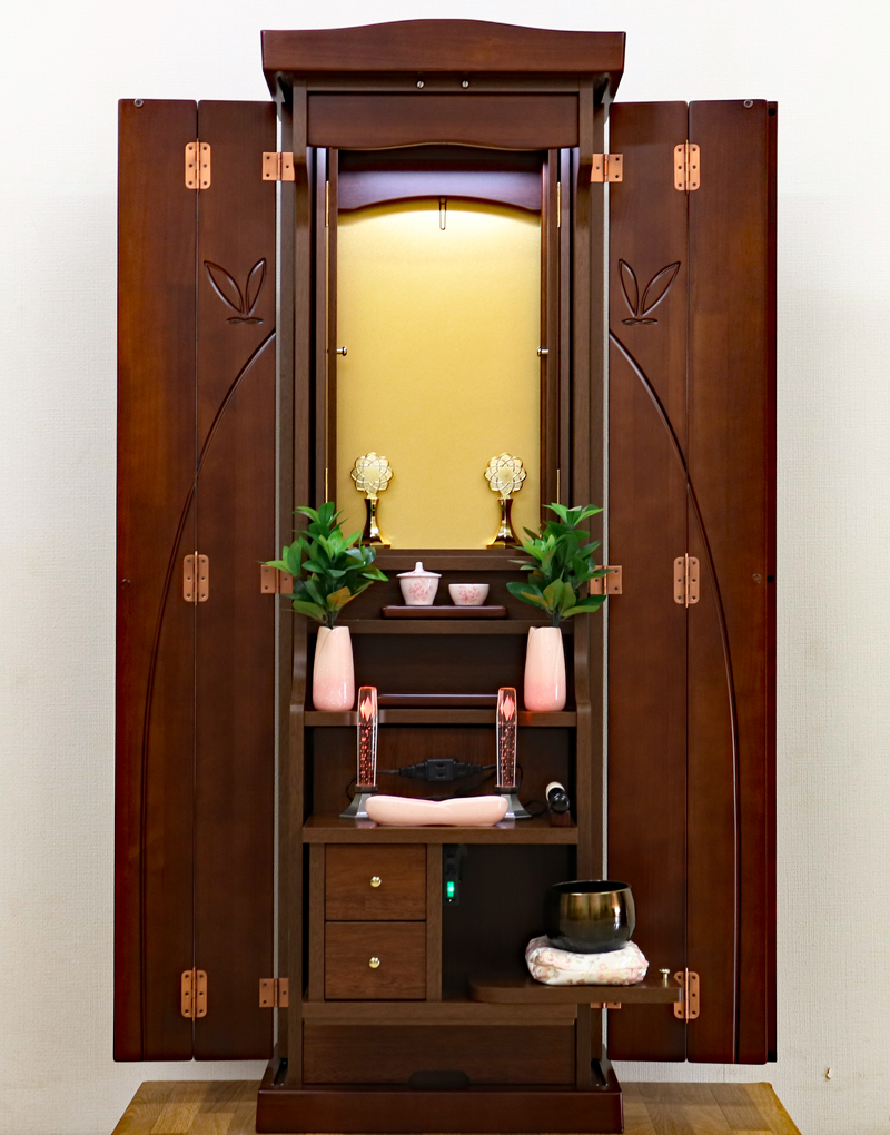 90万円前後？総無垢シタン？巨大家具調仏壇 最高級 中古品最終赤字大