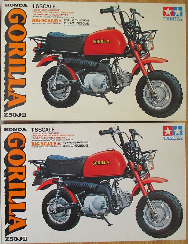 HONDA GORILLA Z50J-III (タミヤ 1/6) – 趣味の部屋