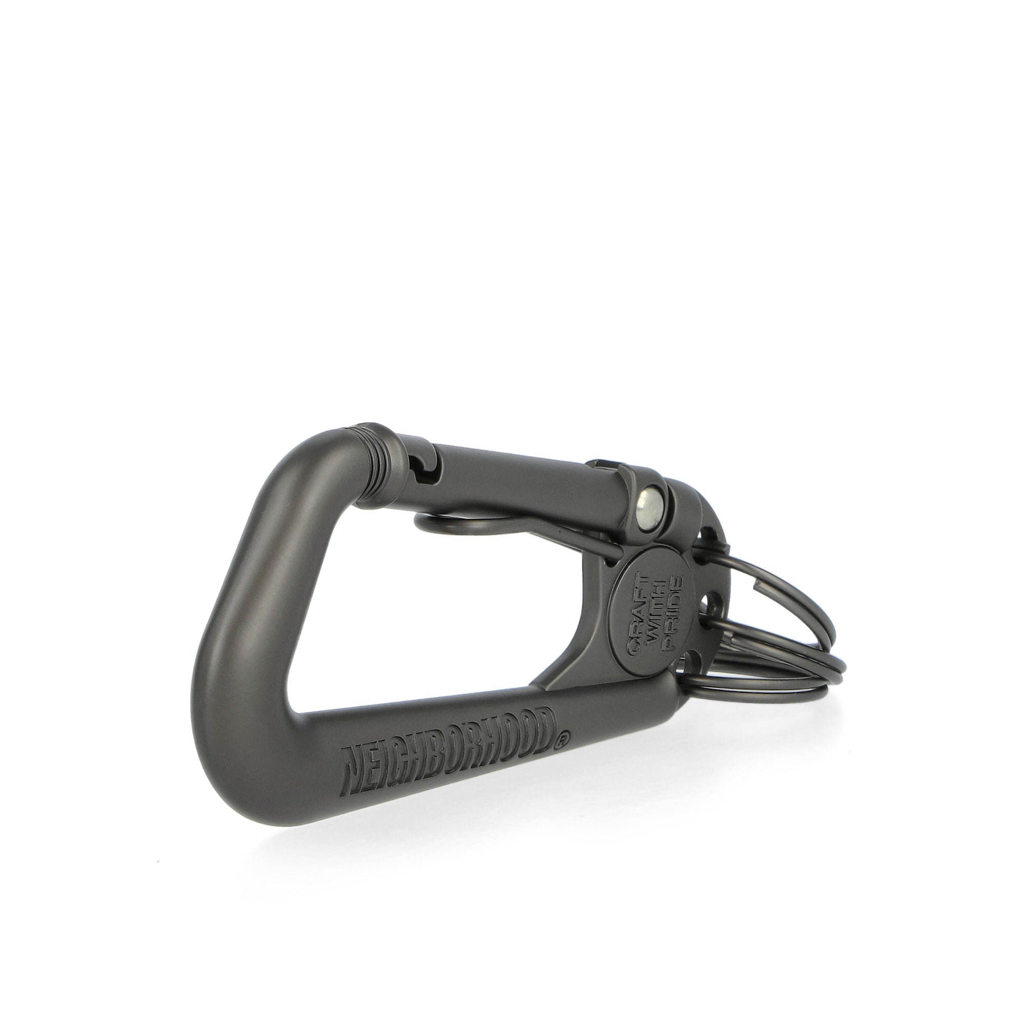 Neighborhood Carabiner Keyholder 252MYNH-AC03 / Black | OVERKILL