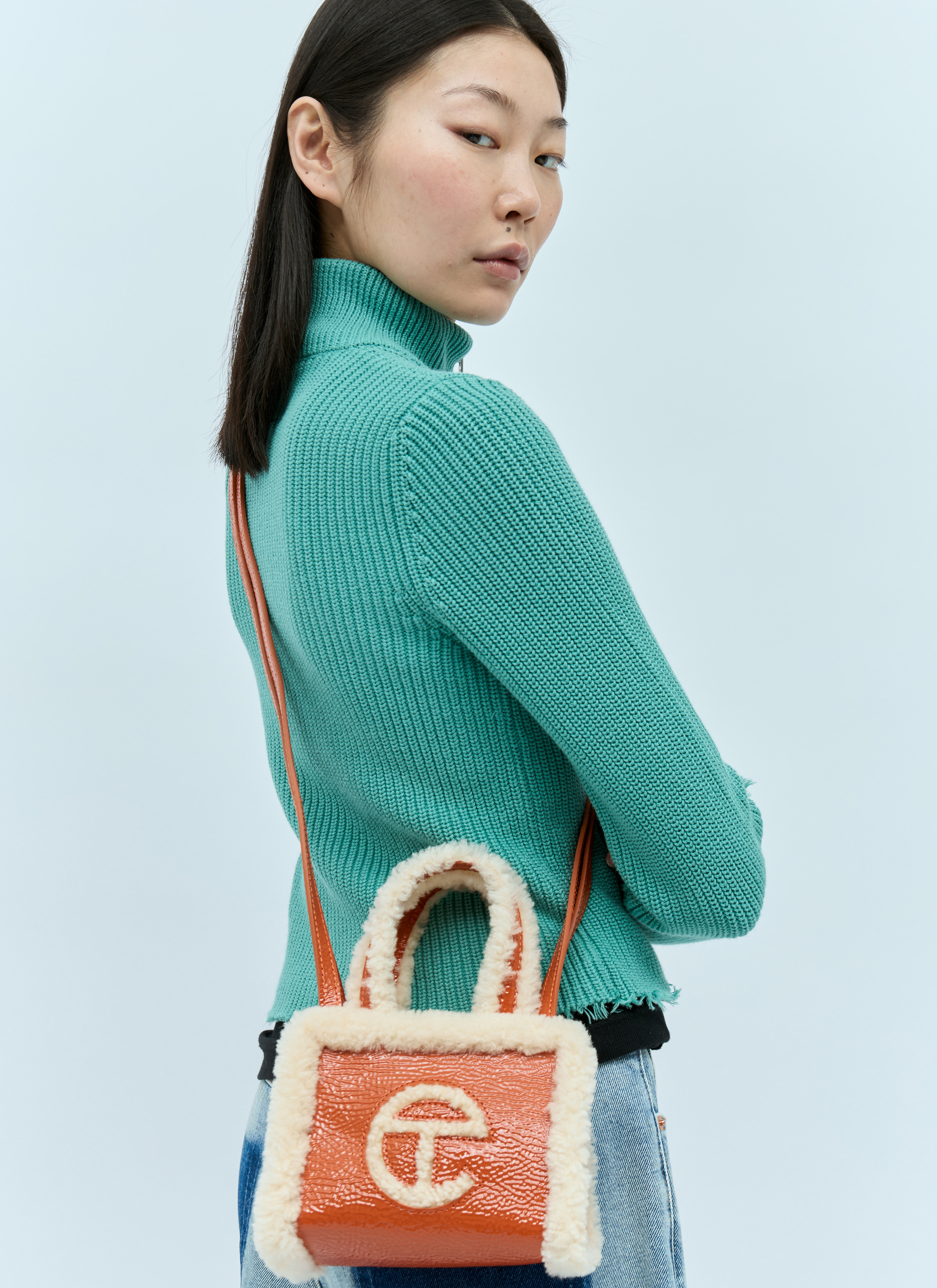 UGG x Telfar Women's' UGG x Telfar S Shopper Crinkle in Orange