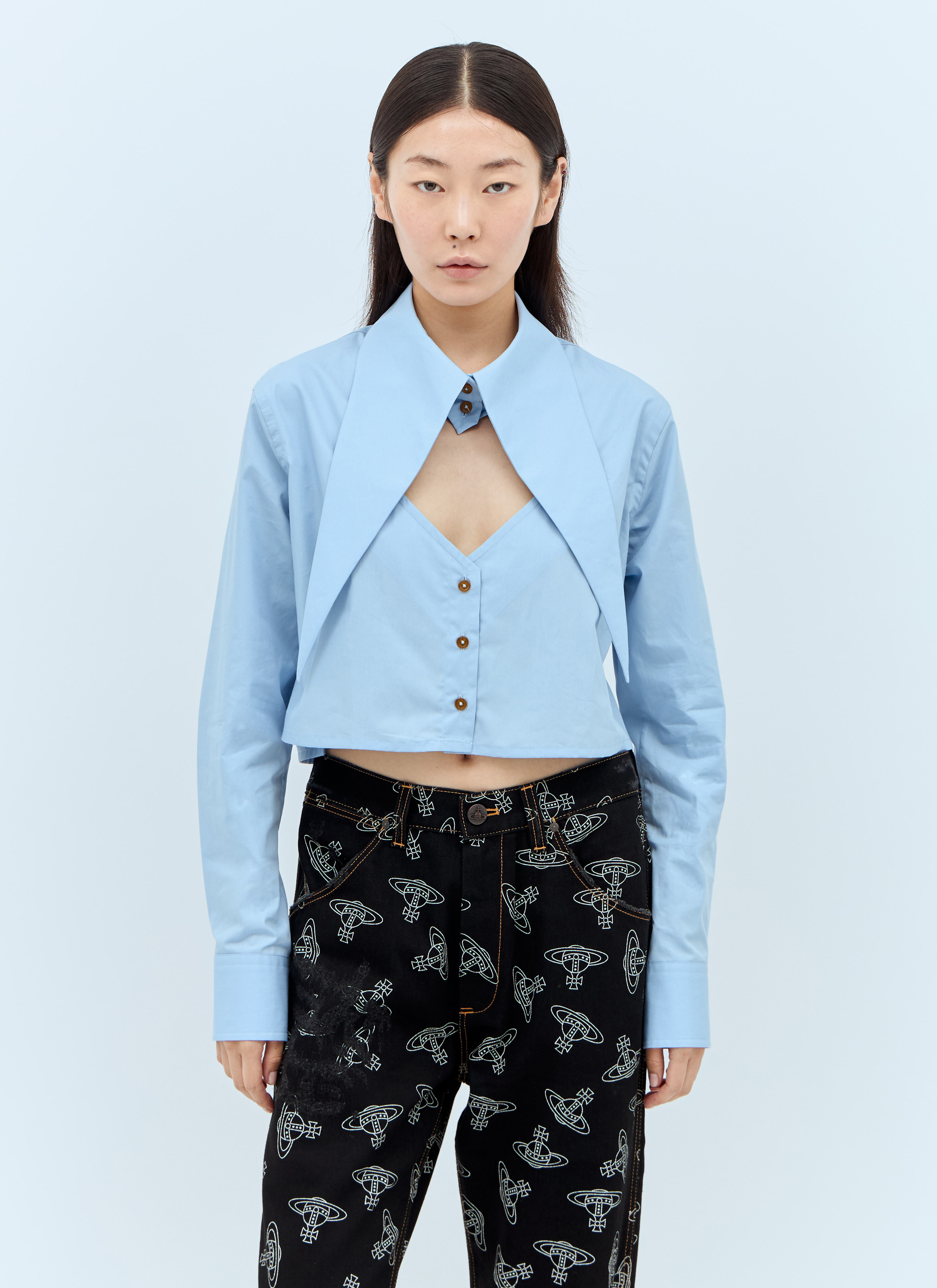 Vivienne Westwood Cut Off Heart Shirt in Blue für Damen | LN-CC®