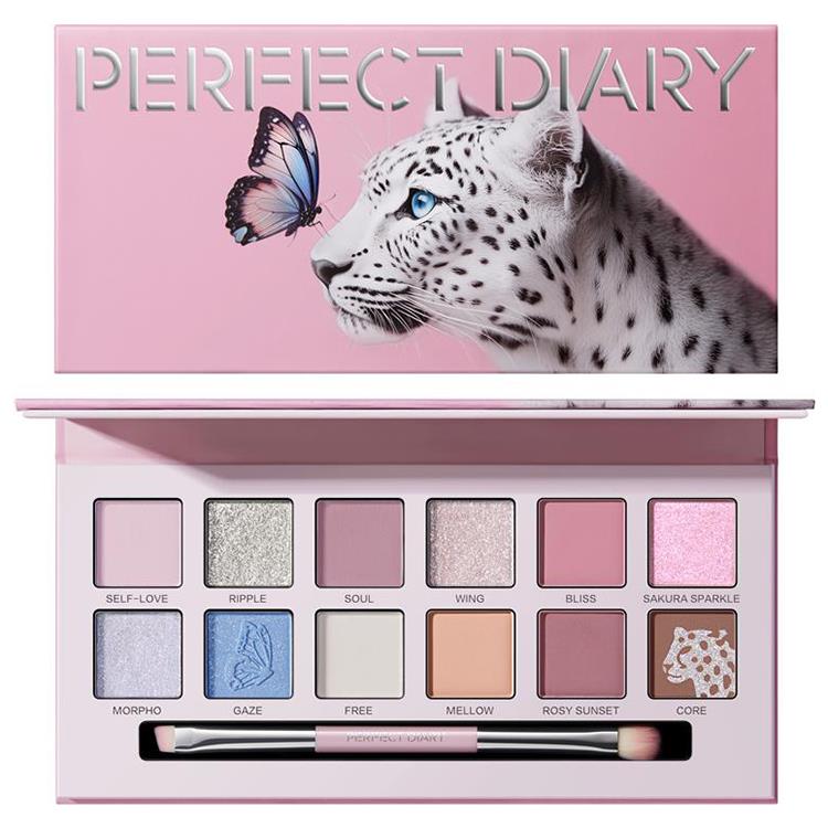 エクスプローラ 12色 動物アイシャドウパレット 24 サクラバタフライ