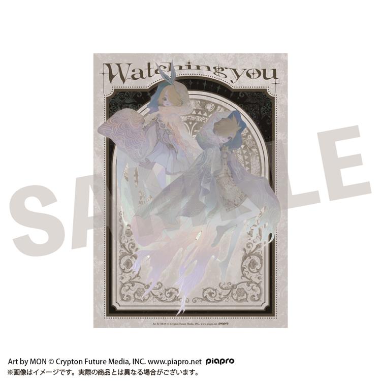 STEAKA『ヲチラレ』feat.初音ミク×オバケン クリアポスター アール