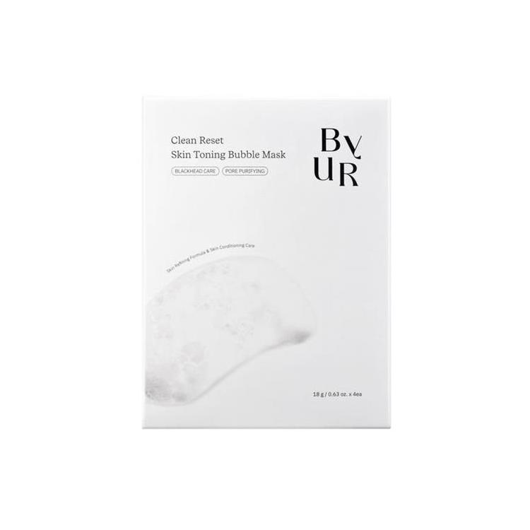 クリーンリセット スキントーニング バブルマスク 4枚入: コスメ