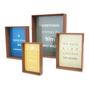 ノヴァスコティア フレームセット TEAK フォトフレーム: MoMA Design