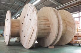 電線用木製ドラム｜株式会社ロジス・ワークス