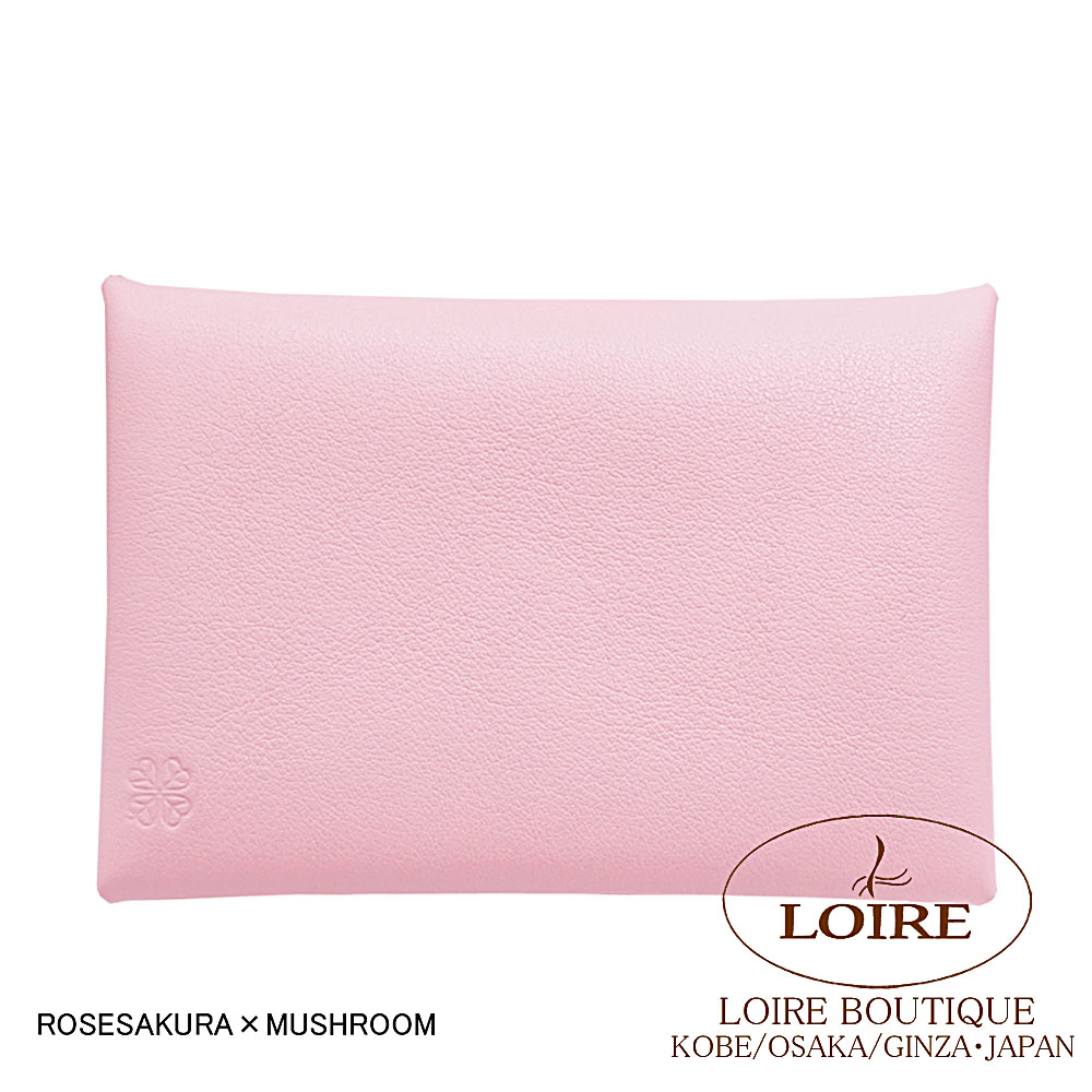 HERMES カルヴィ ローズサクラ 超可愛いレア色☆HERMES CALVI DUO ローズサクラ カルヴィデュオ