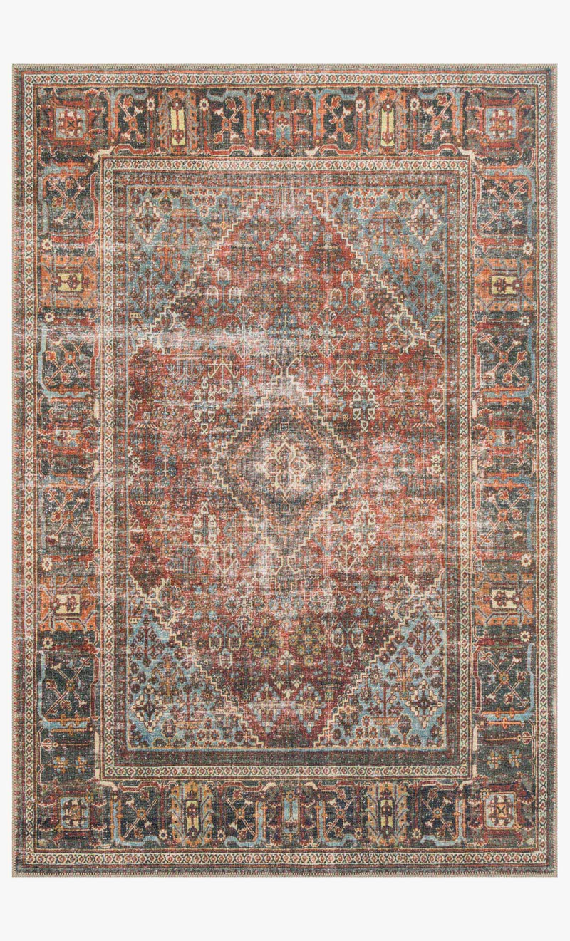 LQ-13 BRICK / MIDNIGHT | Loloi Rugs