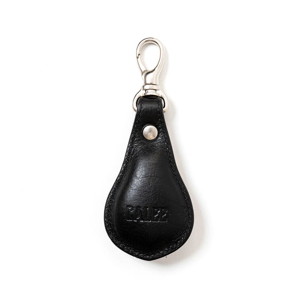 小物 CALEE STUDS LEATHER KEY RING CALEE - STUDS LEATHER KEY RING (BLACK) / スタッズ レザー