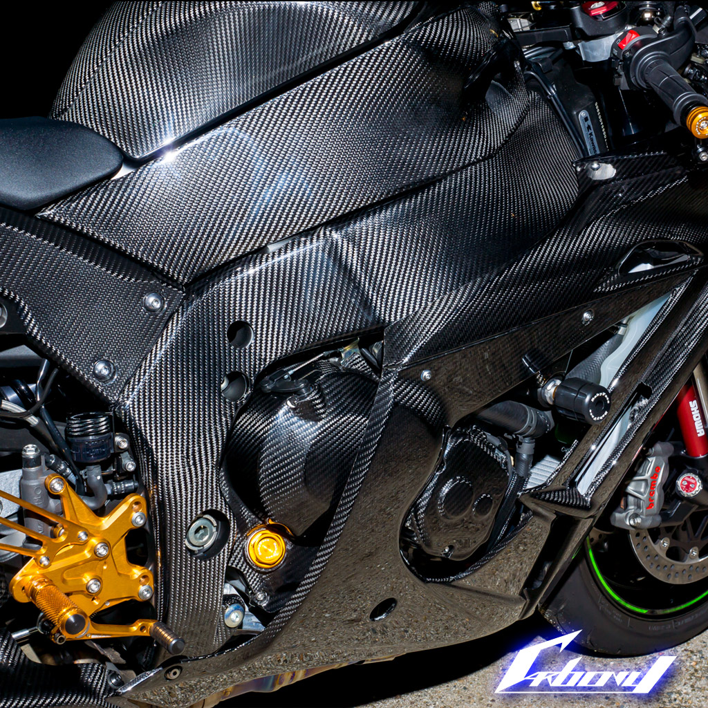 カーボニー ZX-10R 16-年用 カーボン フレームカバー KA-10R-47 | Lafs