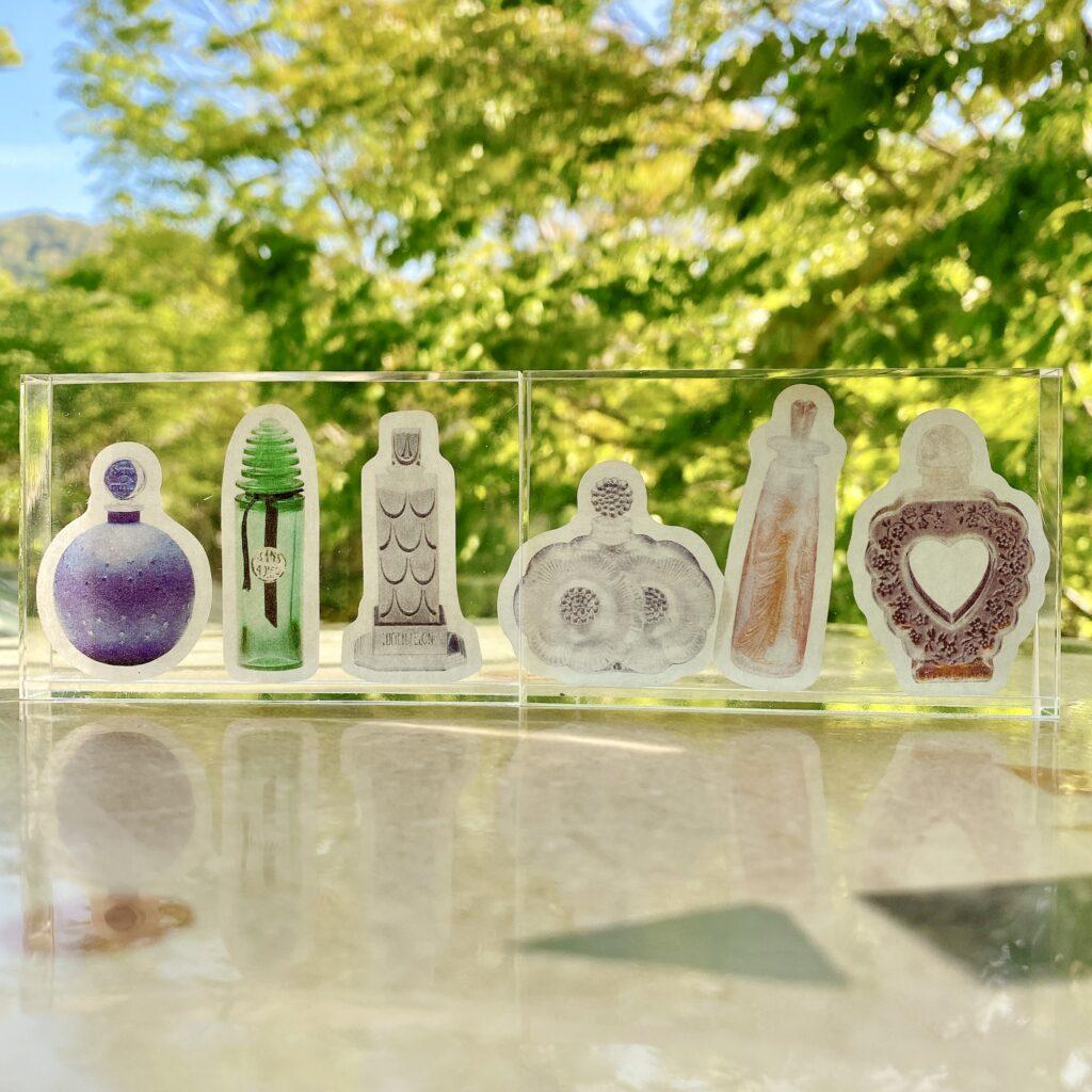 ラリックのジュエリーや香水瓶がフレークシールになりました - LALIQUE