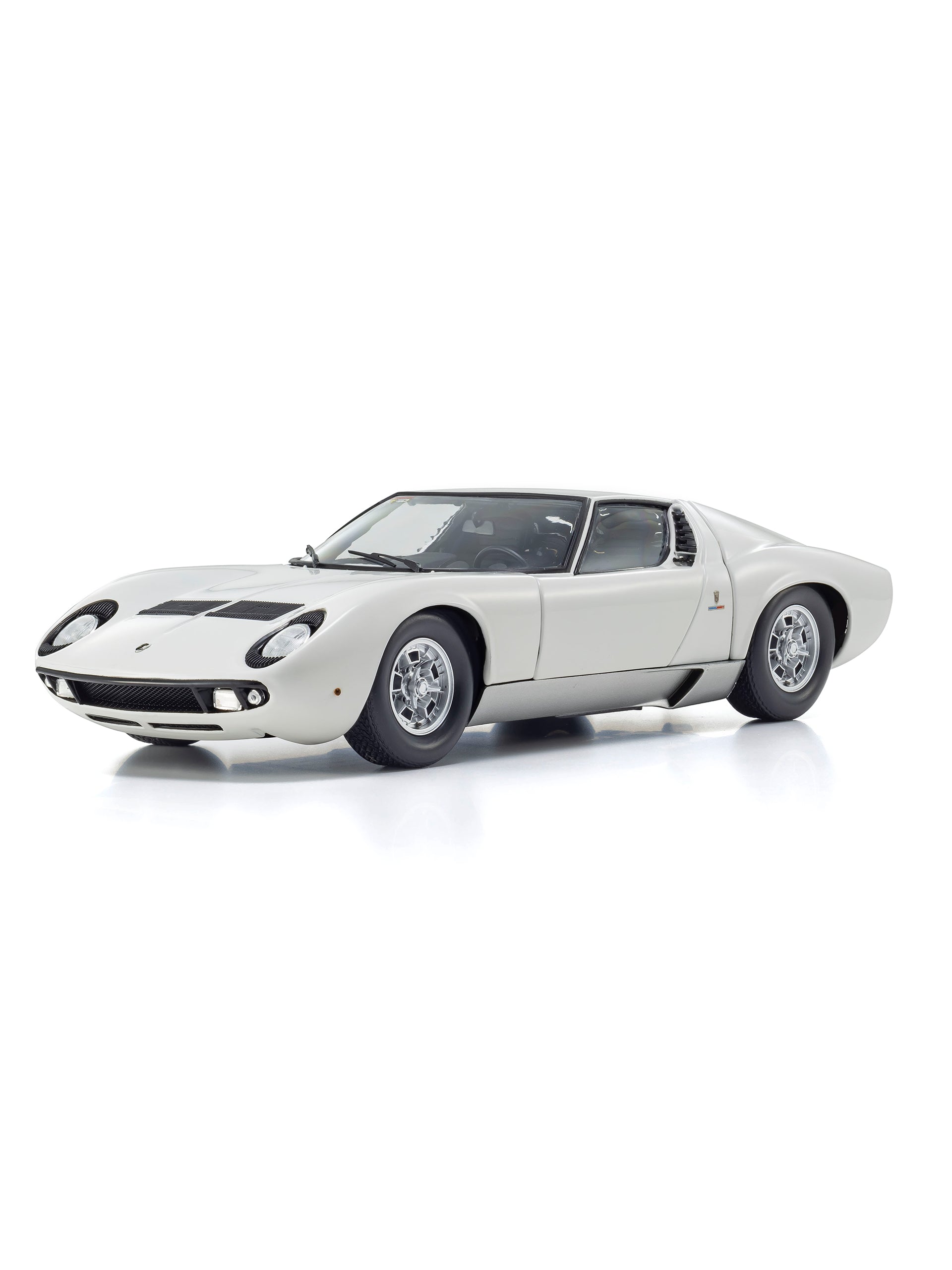 Lamborghini Miura P 400 1/18 ホワイト/シルバー | Lamborghini Store