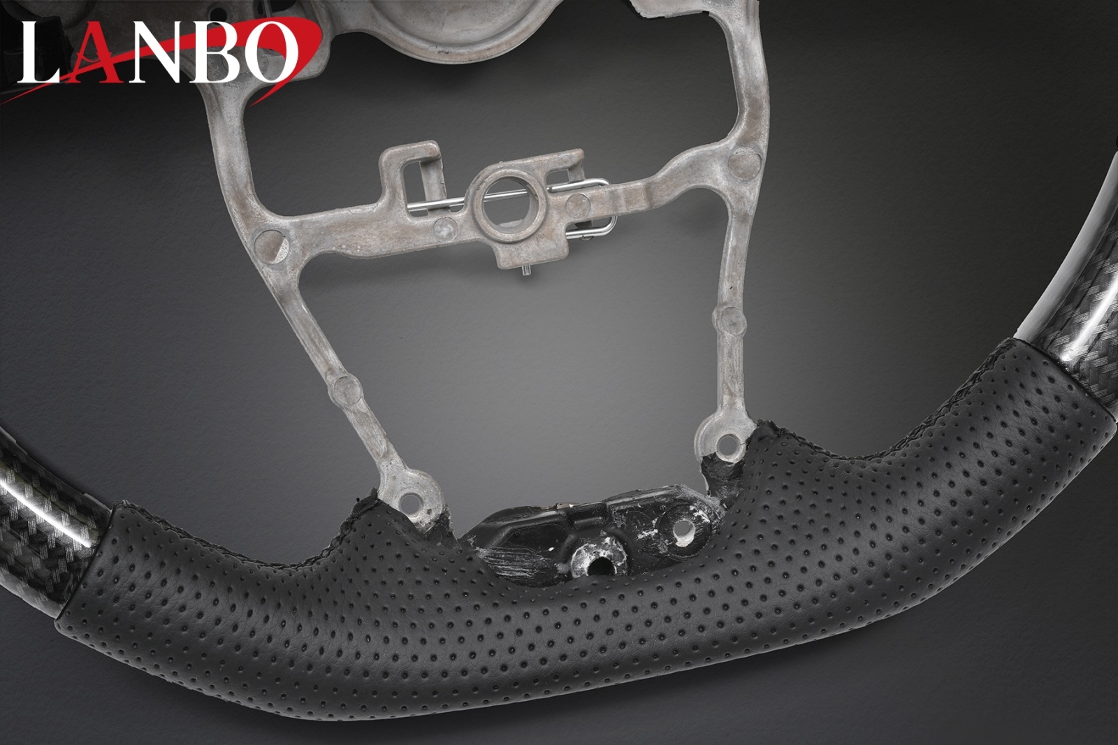 LANBO オリジナルステアリング ガングリップ ［シエンタ MXPL/MXPC10系］