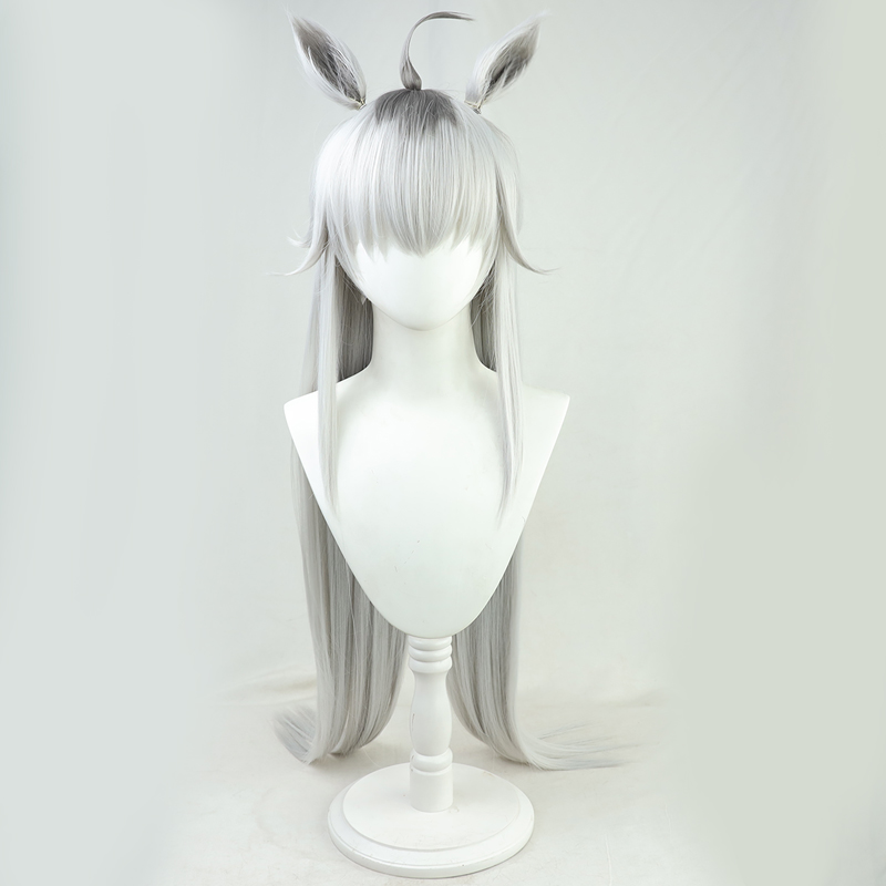 ウマ娘 プリティーダービー オグリキャップ コスプレウィッグ 耳付き