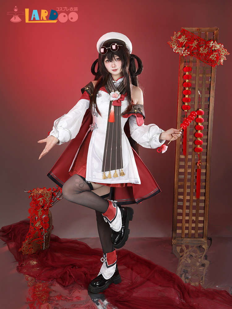 原神 Genshin 璃月 胡桃-「残雪に咲く紅」 新コスチューム コスプレ