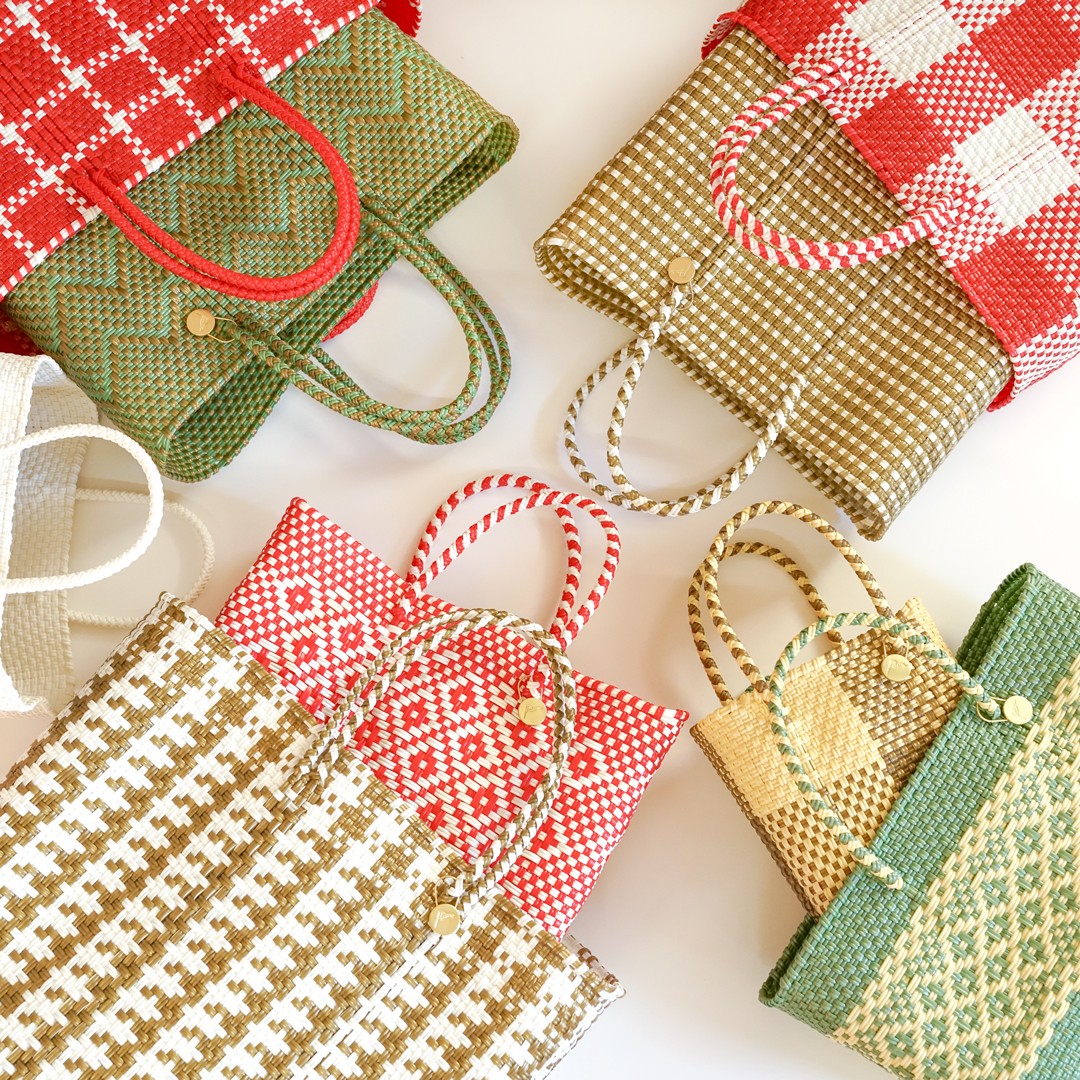 クリスマスカラーのメルカドバッグ | Letra｜レトラ公式通販