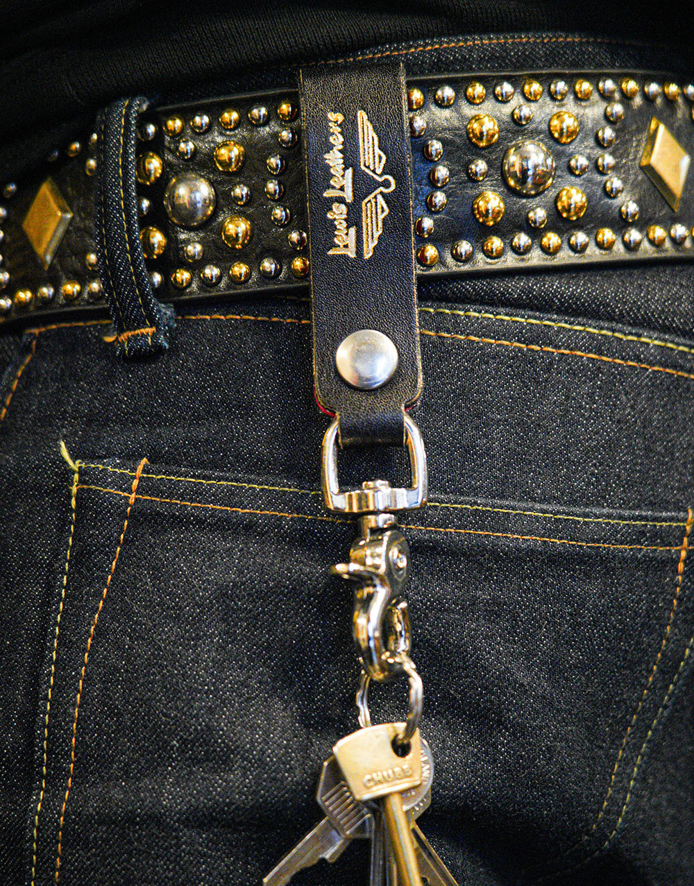 Lewis Leathers Belt Loop Keyring Mk1 - Lewis Leathers Japan