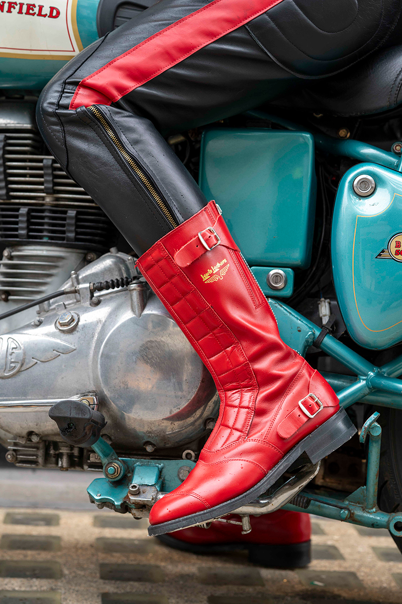 Road Racer Boots No.177 Red - Lewis Leathers Japan